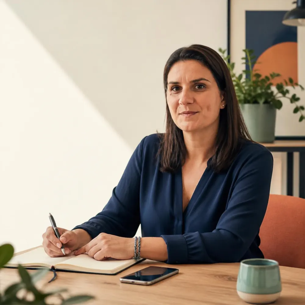 Julie Deligné, fondatrice de JD OFFICE, gestion administrative externalisée à Nantes